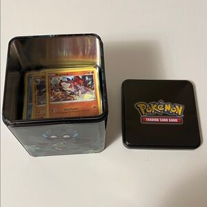 Pokémon Trading Card Tin with Cards